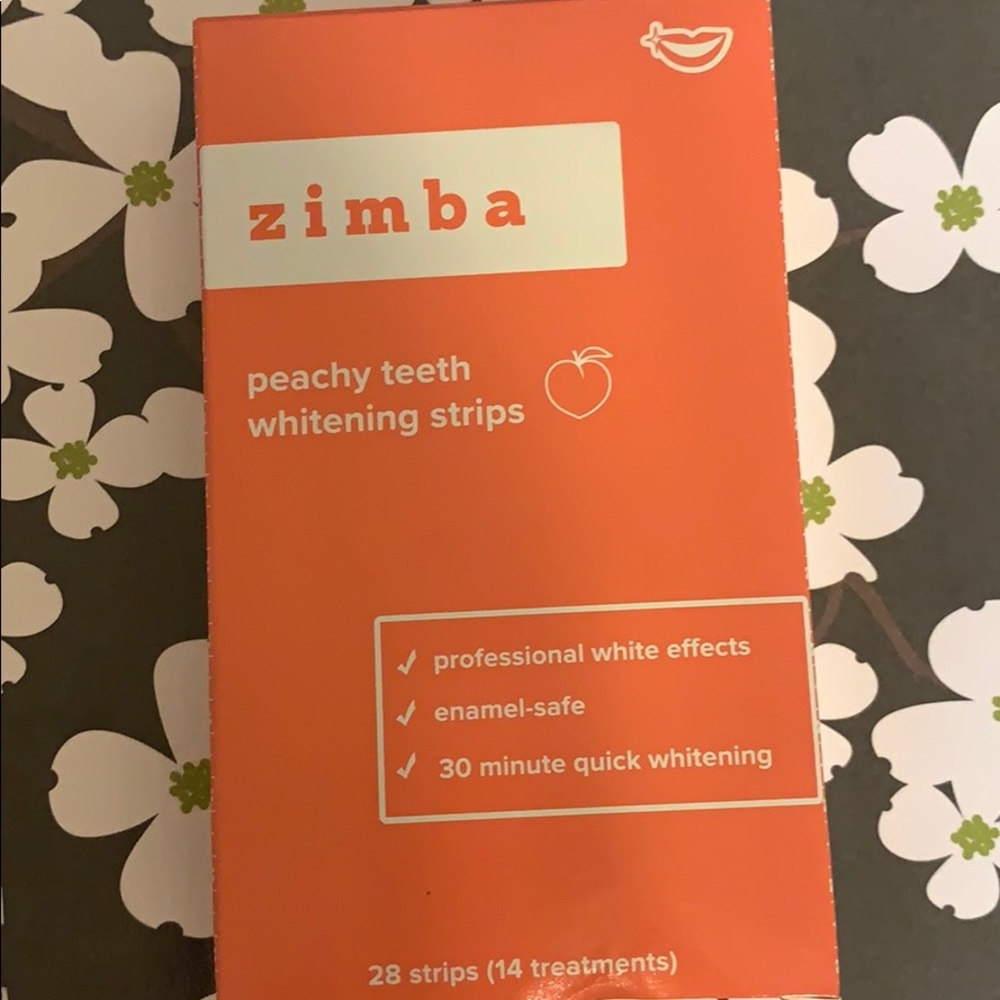 Zimba Peach Whitening Strips